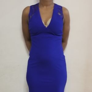 J s collection Royal blue dress